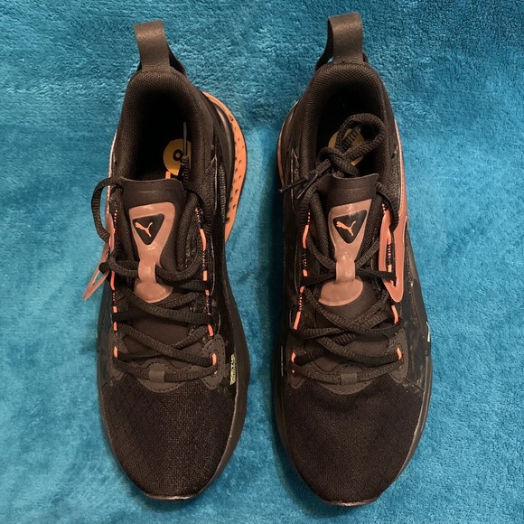 Puma Xetic Halflife Lenticular 'Black Neon Citrus' Men’s Size 8 Shoes 376280-01 - Picture 2 of 8